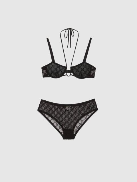 GUCCI GG tulle lingerie set