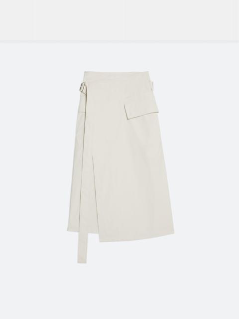TRENCH WRAP SKIRT