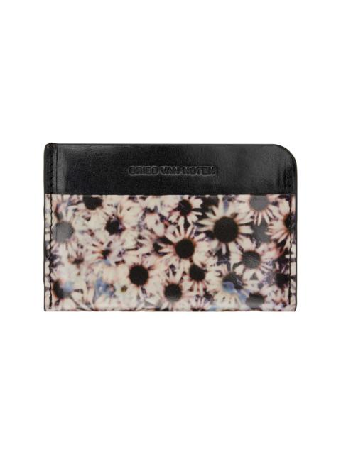 Dries Van Noten Black Leather Card Holder