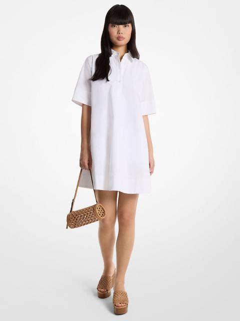 MICHAEL KORS Cotton Poplin Shirtdress