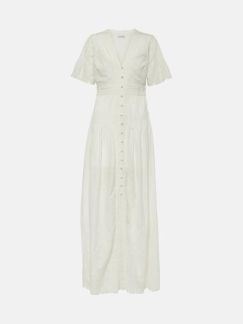VERONICA BEARD Arushi embroidered cotton maxi dress