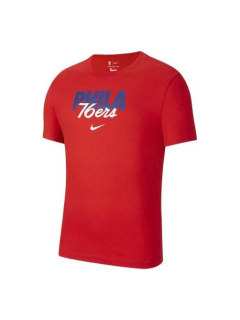 Nike Nike Philadelphia 76 DNA Nike DRI-FIT NBA Short Sleeve Red CK8967-657