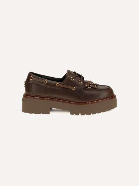 PINKO Margaret 01 brushed leather Loafers