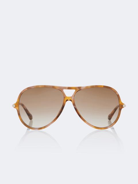 Chloé Tubolar aviator sunglasses