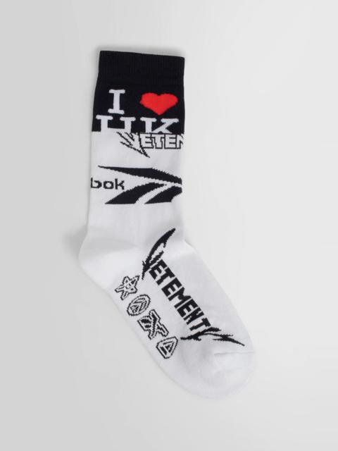 VETEMENTS VETEMENTS MAN BLACK&WHITE SOCKS