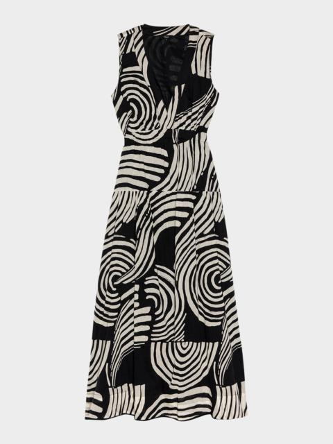 Rails Genevieve Printed Cotton Midi Dress