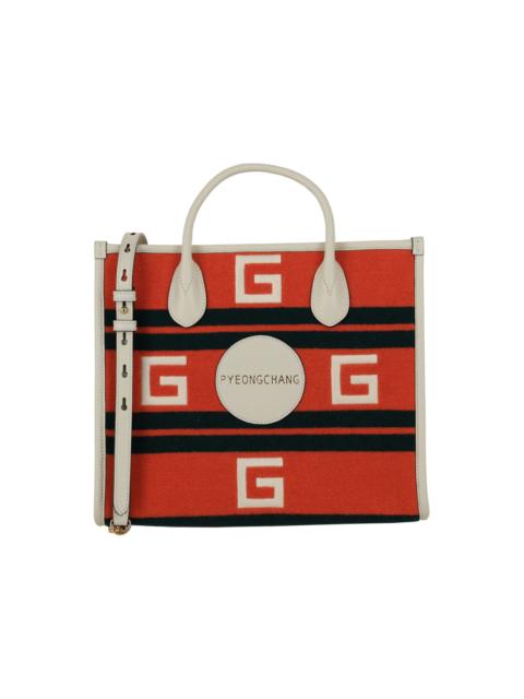 GUCCI Gucci Pyeongchang Small Embroidered Tote Multi