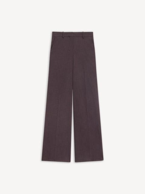 Theory Fluid Flare Pant, 33’’ in Mélange Crepe