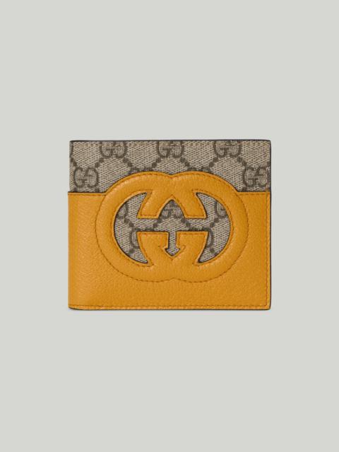 GUCCI Wallet with cut-out Interlocking G