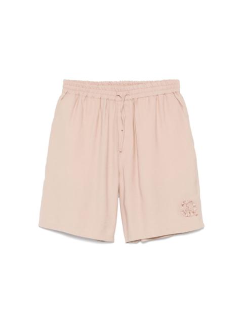 EMPORIO ARMANI peace sign-motif shorts