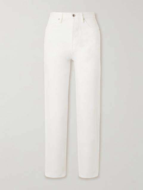 Jil Sander Cropped High-rise Straight-leg Jeans