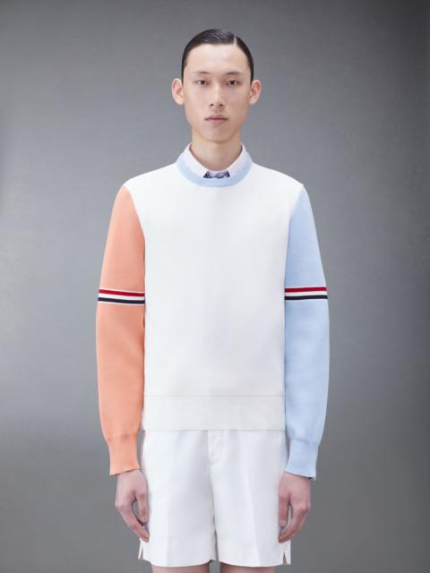 Thom Browne Funmix Cotton Armband Pullover