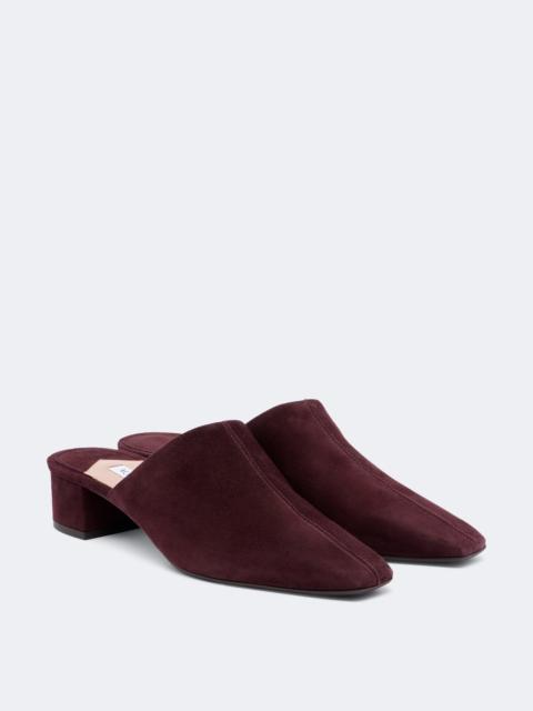 AQUAZZURA Colbert suede mules