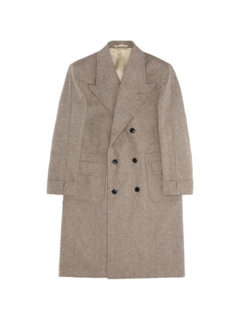 FORTELA Bogart double-breasted herringbone coat
