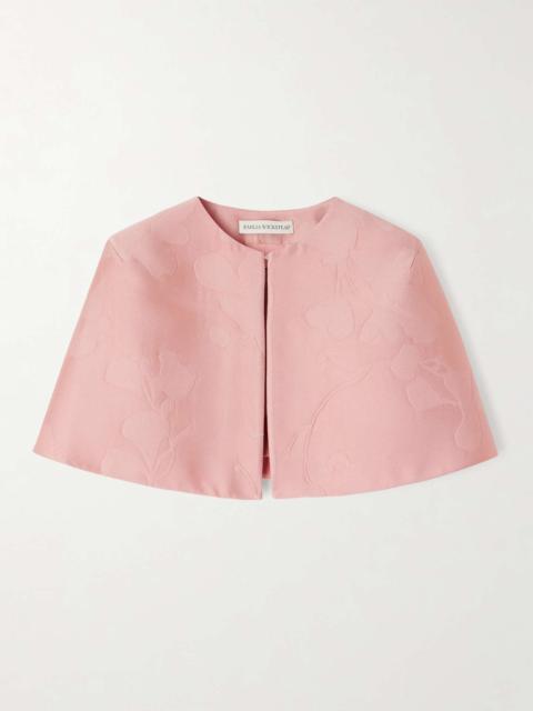 EMILIA WICKSTEAD Domie cloqué cape Pink