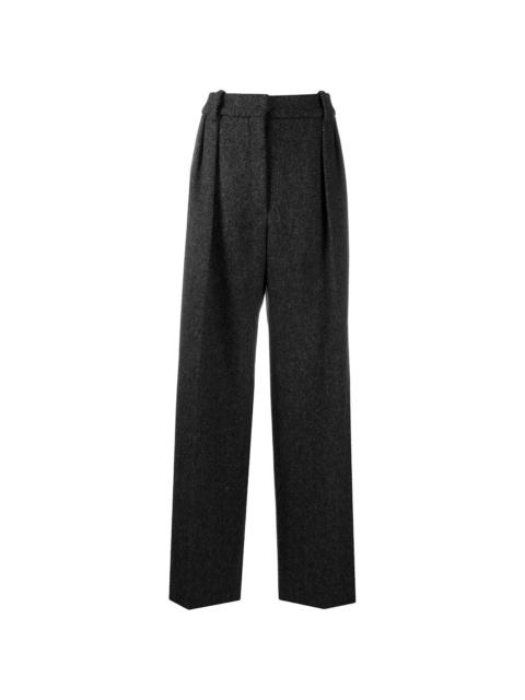 Valentino tailored herringbone trousers