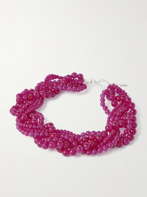 Completedworks Silver-plated Chalcedony Necklace