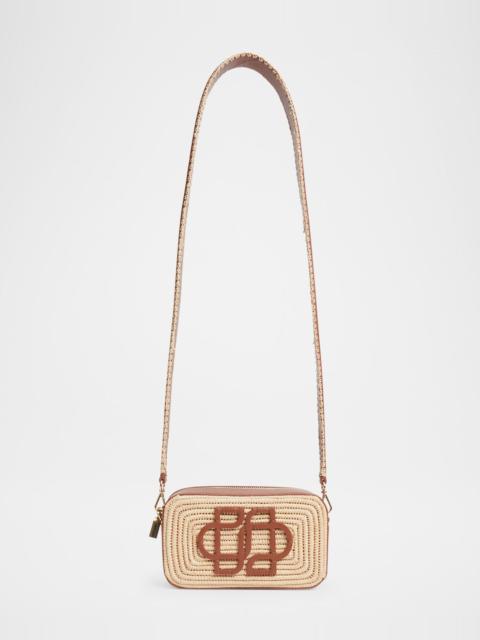 SIMKHAI Talia Raffia Camera Bag