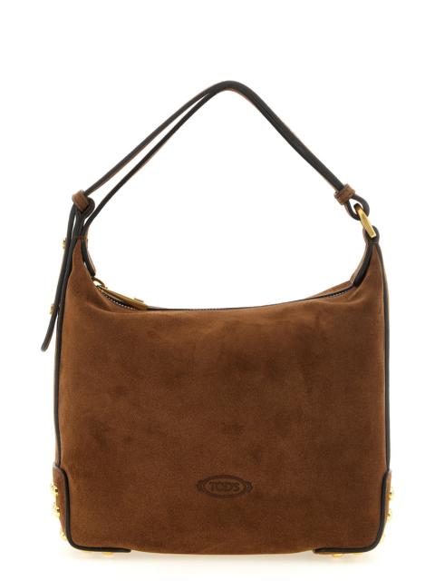 Tod's 'Gommini' Mini Suede Shoulder Bag