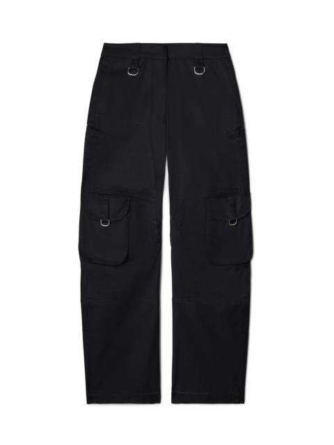 パンツ OFF-WHITE WOMEN Buckle Cargo Zip Pants Black OFF-WHITE WOMEN Buckle Cargo Zip Pants Black
