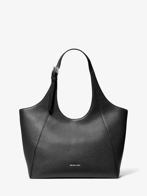 MICHAEL KORS Bernie Large Pebbled Leather Tote Bag