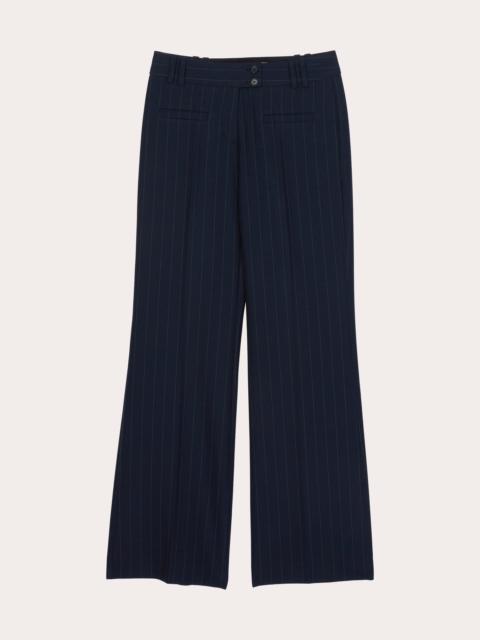 3.1 Phillip Lim Pinstripe Straight-Leg Flare Trousers