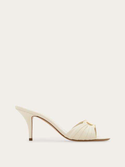 FERRAGAMO Gancini ornament mule