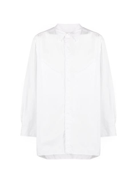 Yohji Yamamoto panelled cotton shirt