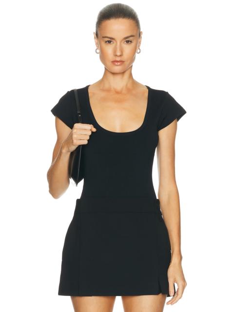 SKIMS Refined Knit Scoop Neck T-Shirt