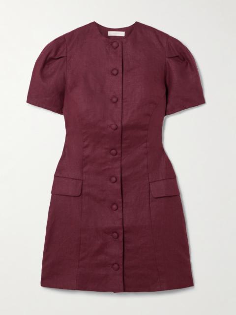 FAITHFULL Emma Linen Mini Dress