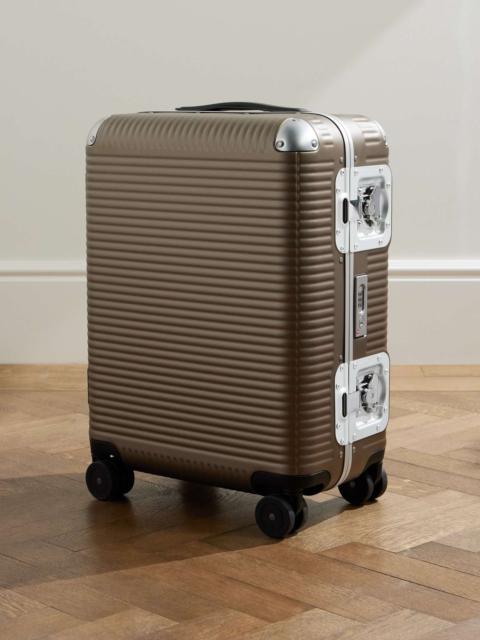 FPM Milano Bank Spinner 55cm Leather and Aluminium-Trimmed Makrolon® Polycarbonate Suitcase