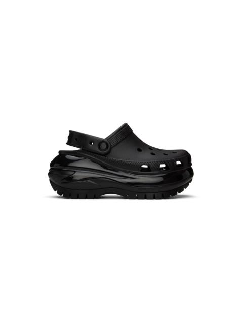 crocs Black Mega Crush Clogs