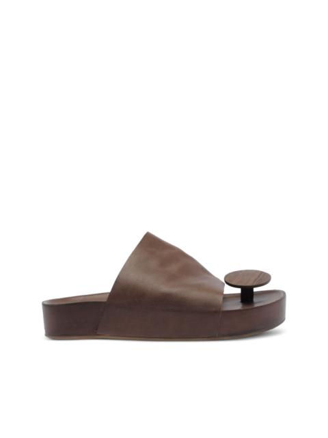 UMA WANG leather sandals