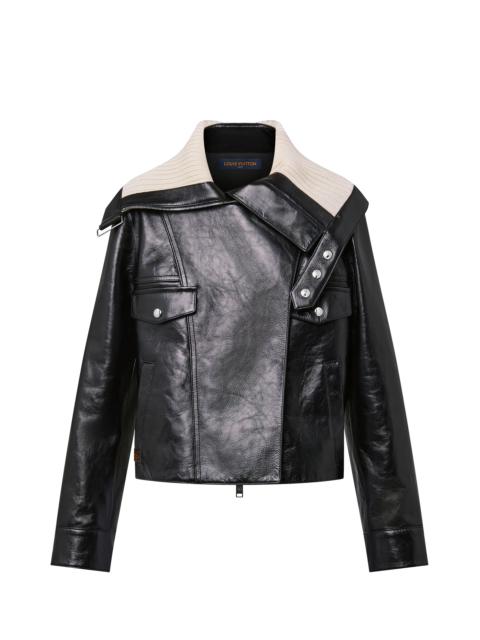 Louis Vuitton Ribbed Back Biker Jacket