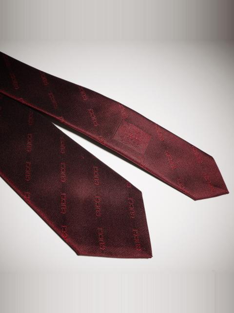 GUCCI Gucci silk jacquard tie