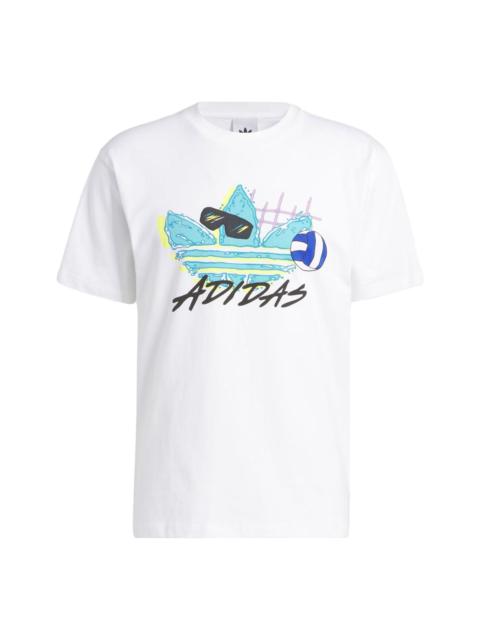 adidas Beach Sports Trefoil T-shirt 'White' IL4729