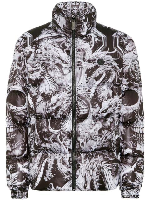 PHILIPP PLEIN Skull padded jacket