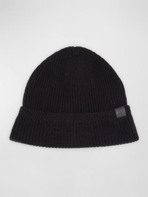 TOM FORD Men's Wool-Cashmere Beanie Hat