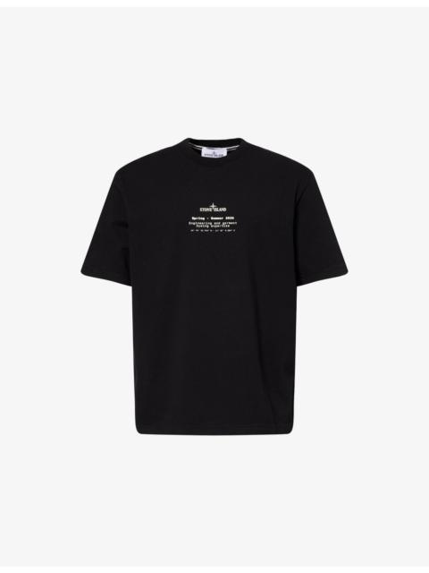 Stone Island Printed Short-Sleeves Cotton-Jersey T-Shirt