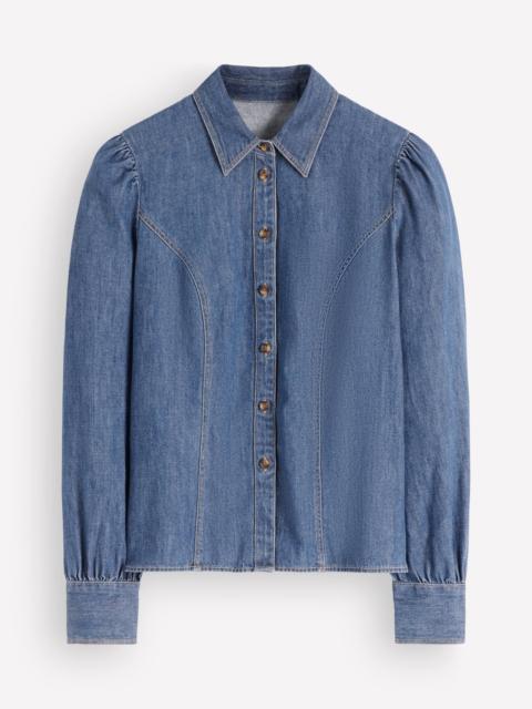 BODEN Sky Denim Shirt-Light Vintage