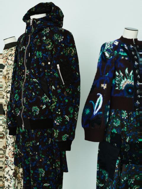 sacai Floral Print Blouson