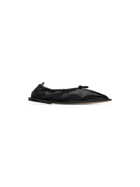 HEREU Black Puntera Ballerina Flats