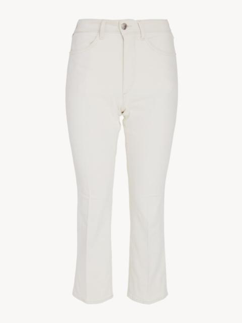 SPRWMN EARHART CROP FLARE DENIM