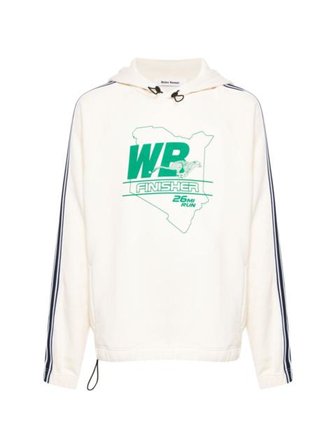 WALES BONNER Pace organic cotton hoodie