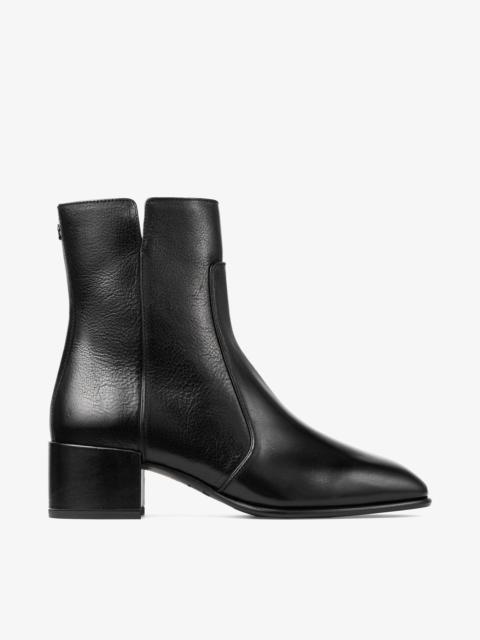 JIMMY CHOO Eliot Ankle Boot 45 Black Vintage Leather Ankle Boots