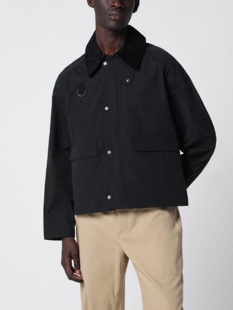 Barbour Black Spey jacket in cotton blend