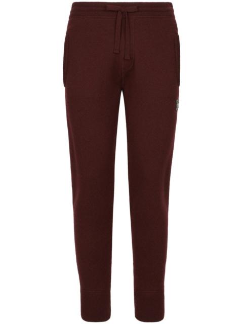 Dolce & Gabbana logo-plaque knitted track pants
