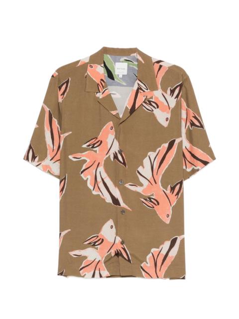 fish print shirt
