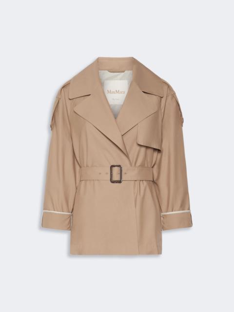 Max Mara CLARA Oversized trench coat in water-repellent twill - CAMEL