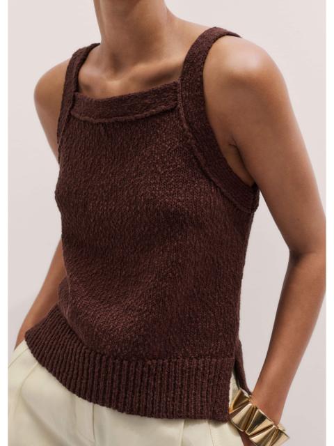 ME+EM Square Neck Knit Top